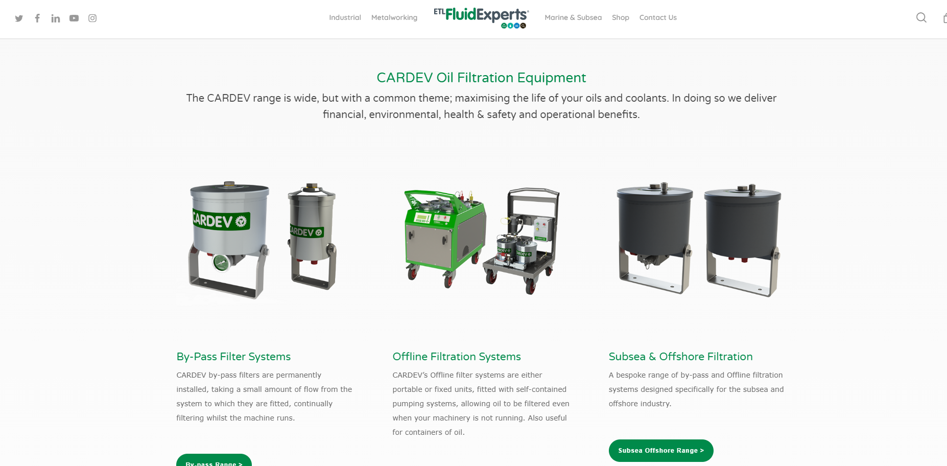 ETL Fluid Experts Ltd Website