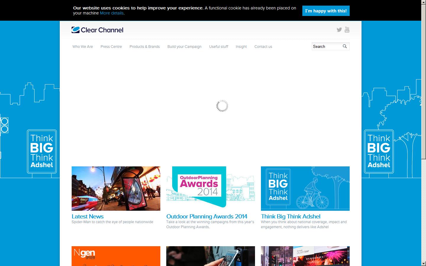 Clear Channel UK Ltd Website