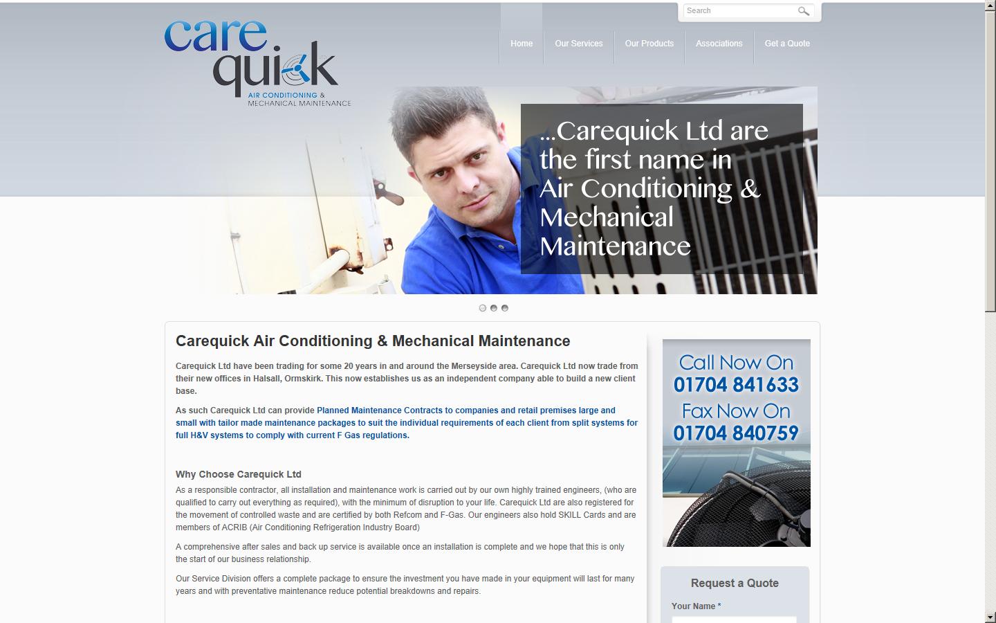 Carequick Ltd Website