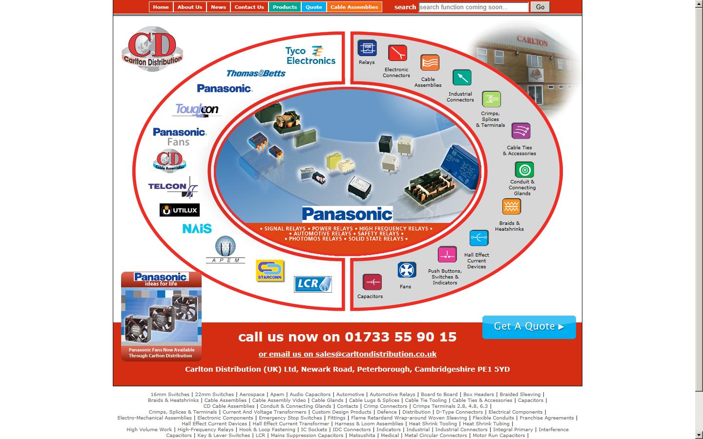 Carlton Distribution (UK) Ltd Website