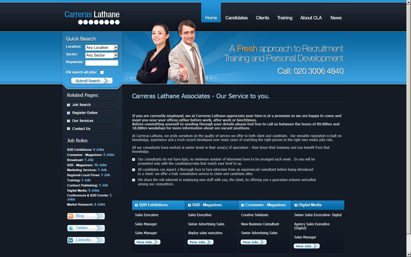 Carreras Lathane Associates Website