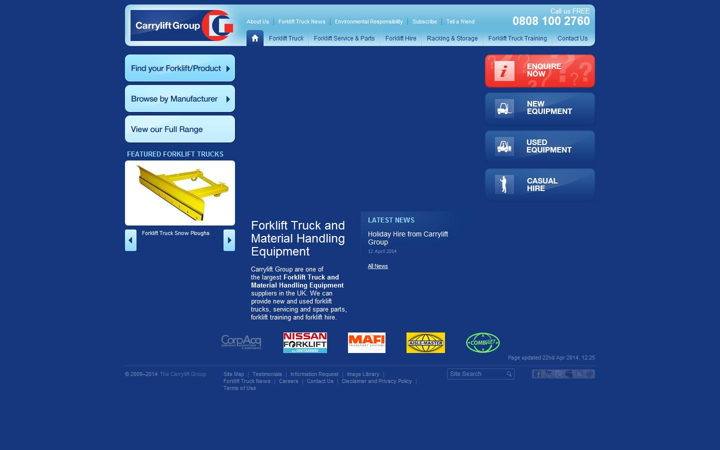 Carrylift Group  Website