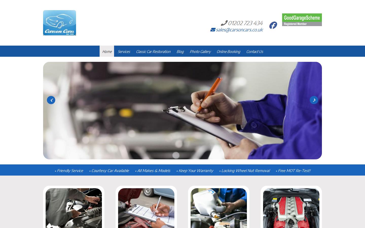 Carson Cars Website
