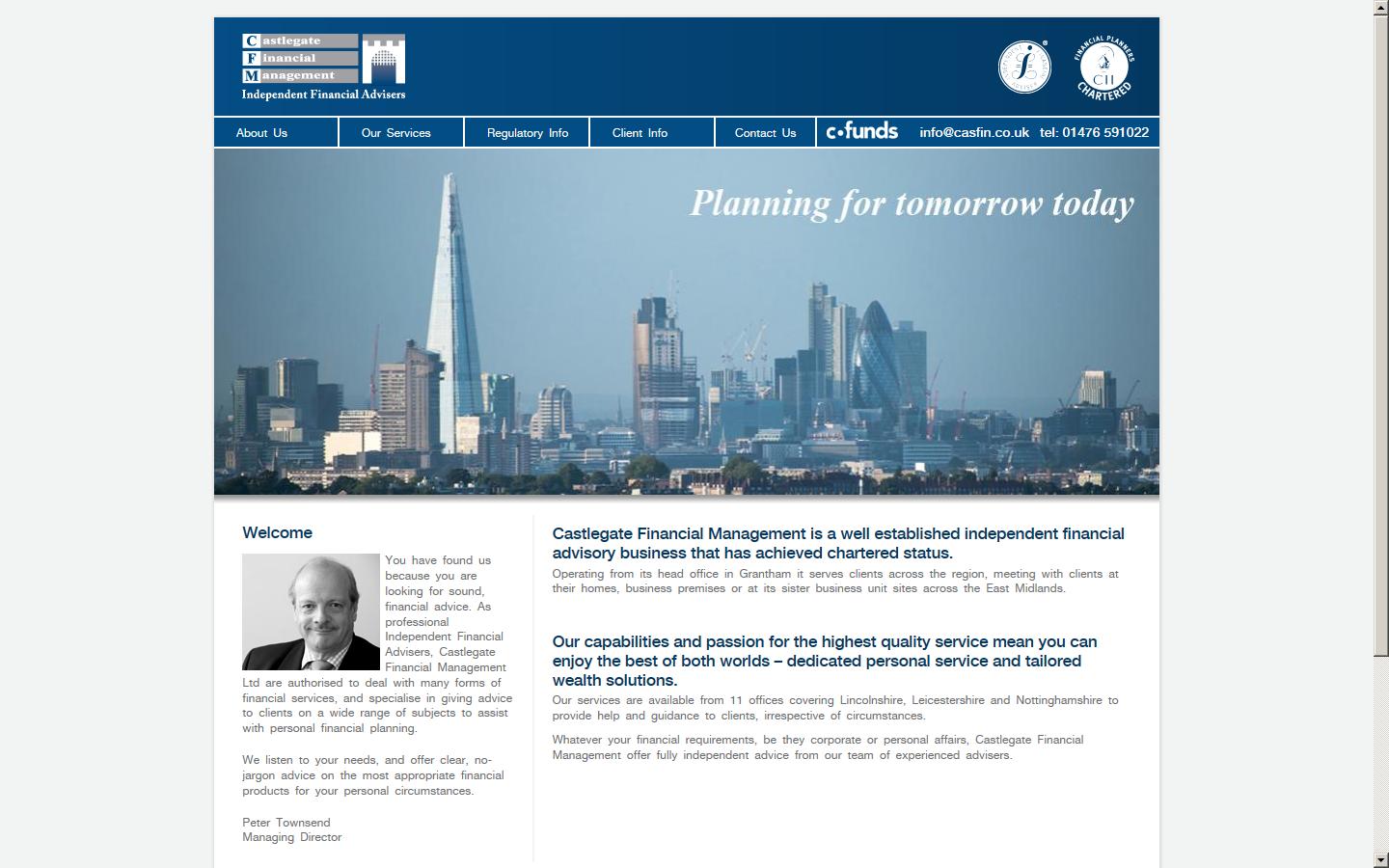 Castlegate Financial Management Ltd Website