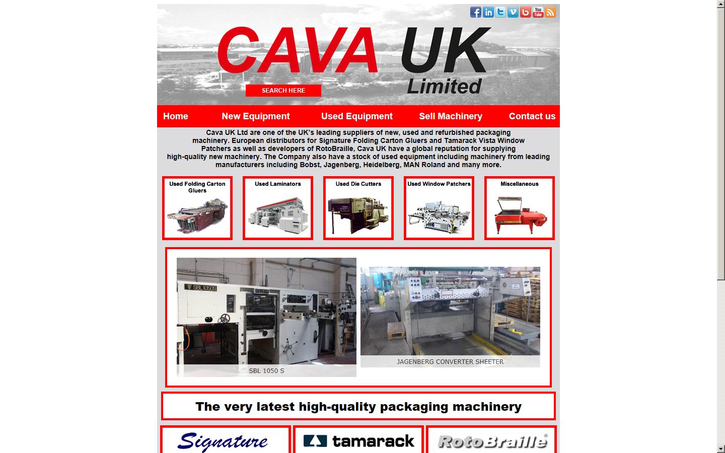 Cava (UK) Ltd Website
