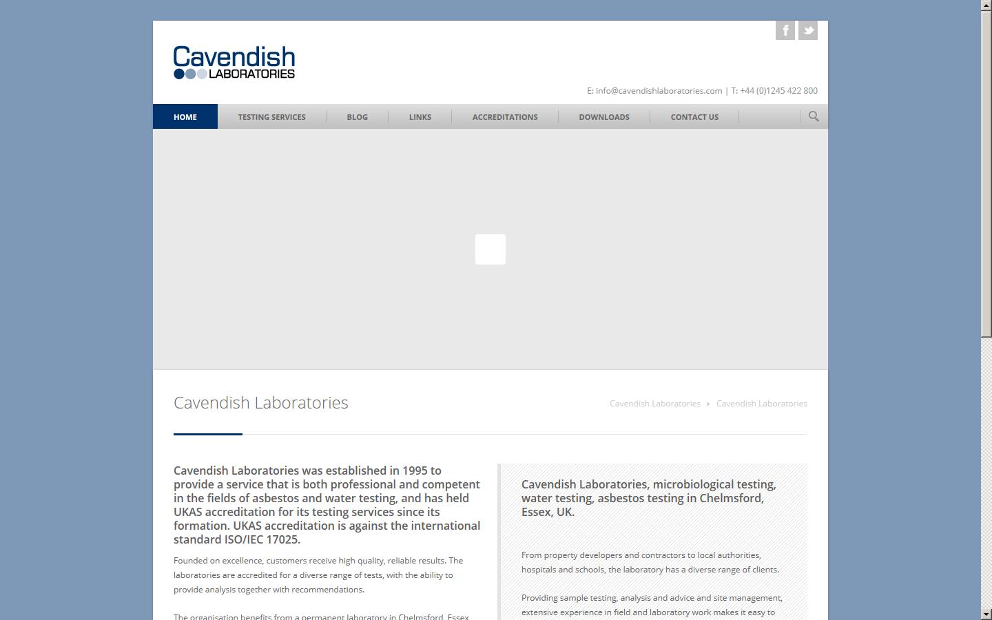 Cavendish Laboratories Ltd  Website
