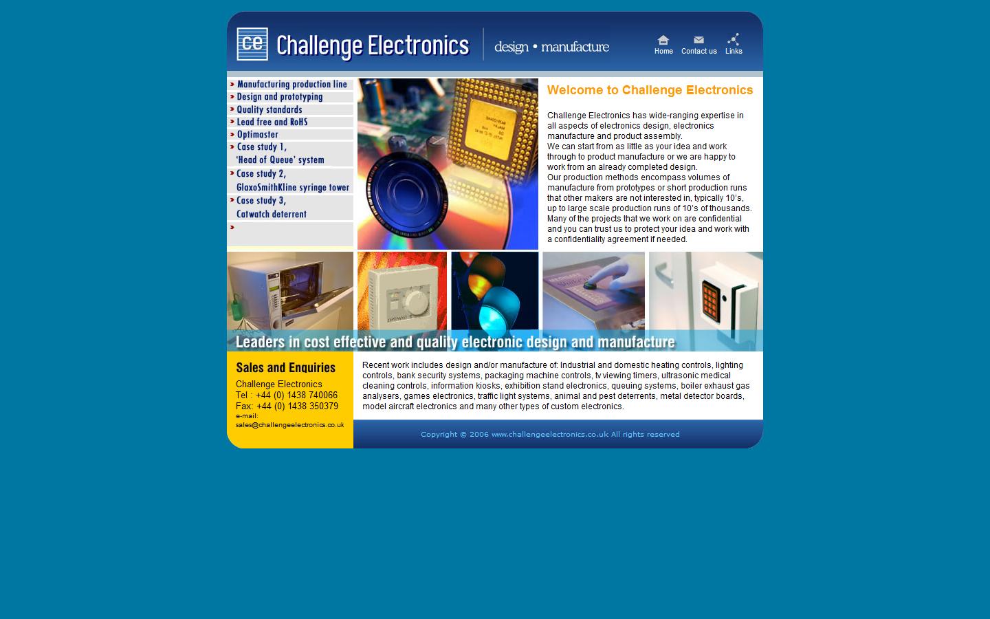 Challenge Electronics Ltd Website