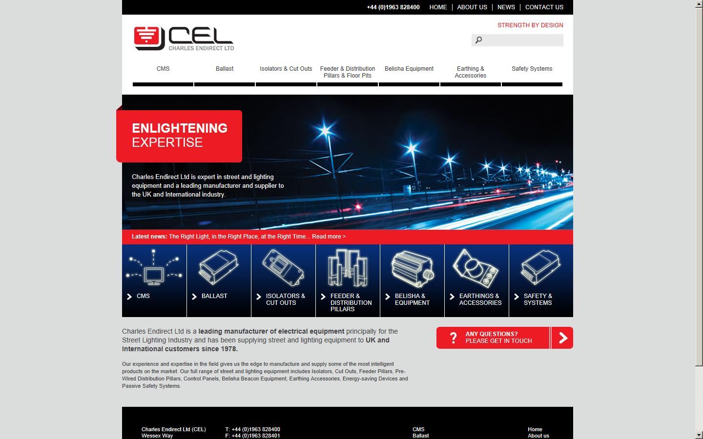 Charles Endirect Ltd Website