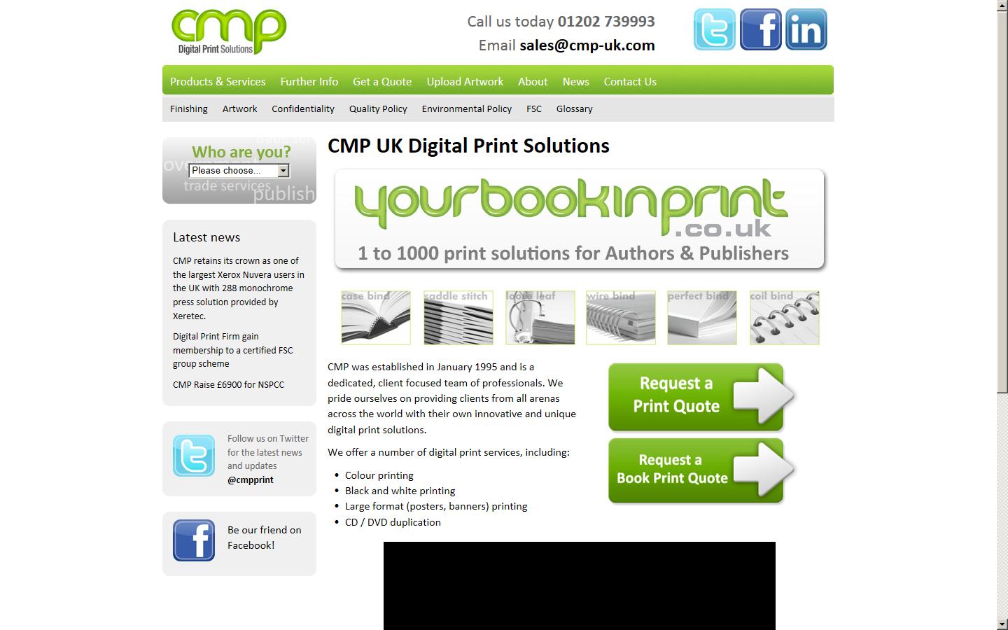 CMP UK Ltd Website