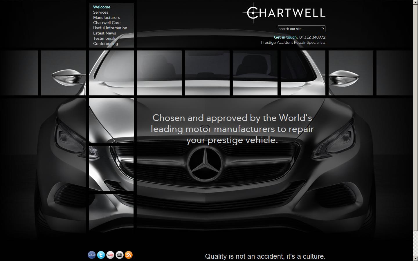 Chartwell Bodycraft Centre Website