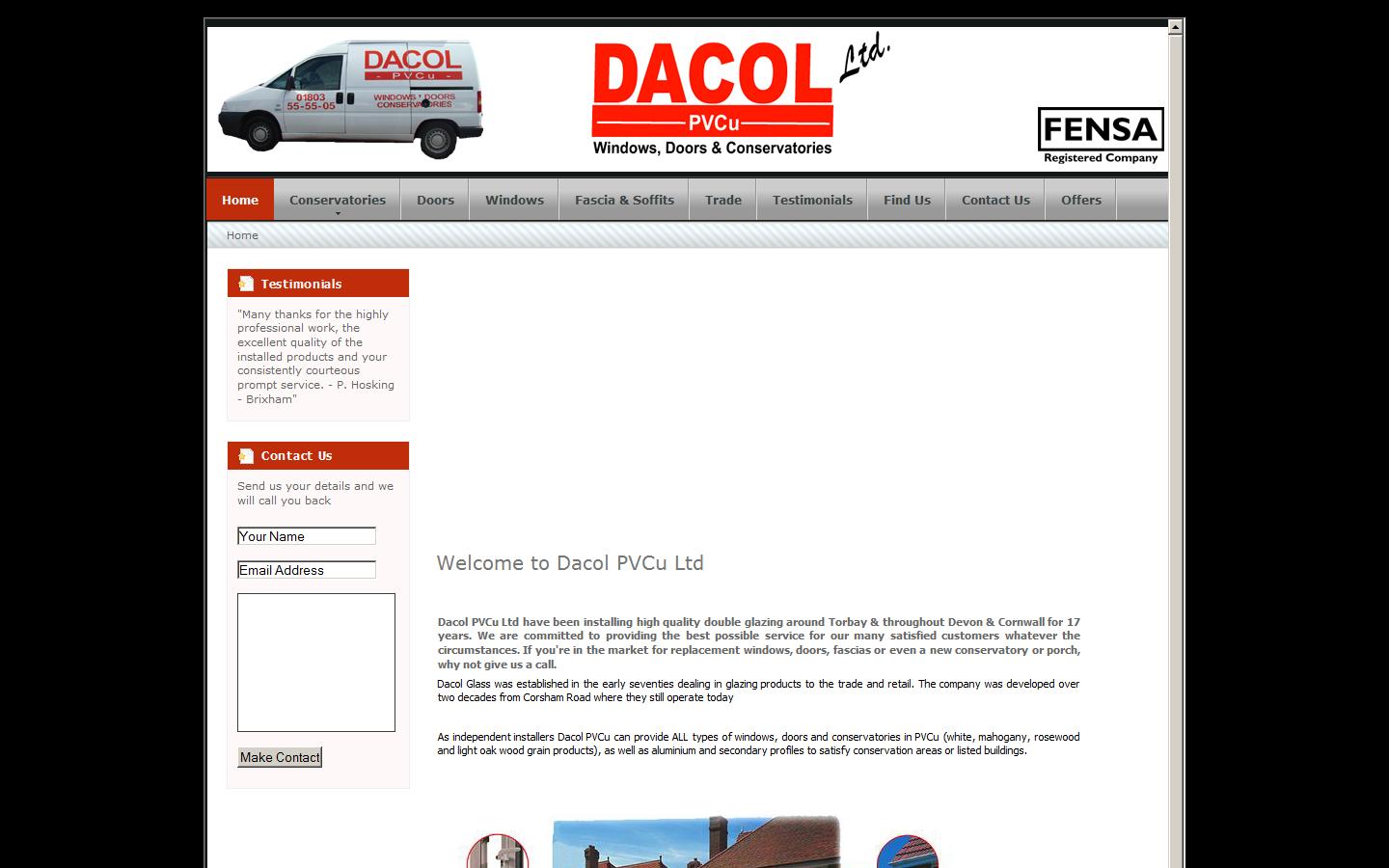 Dacol Discount Plastic Centre Website