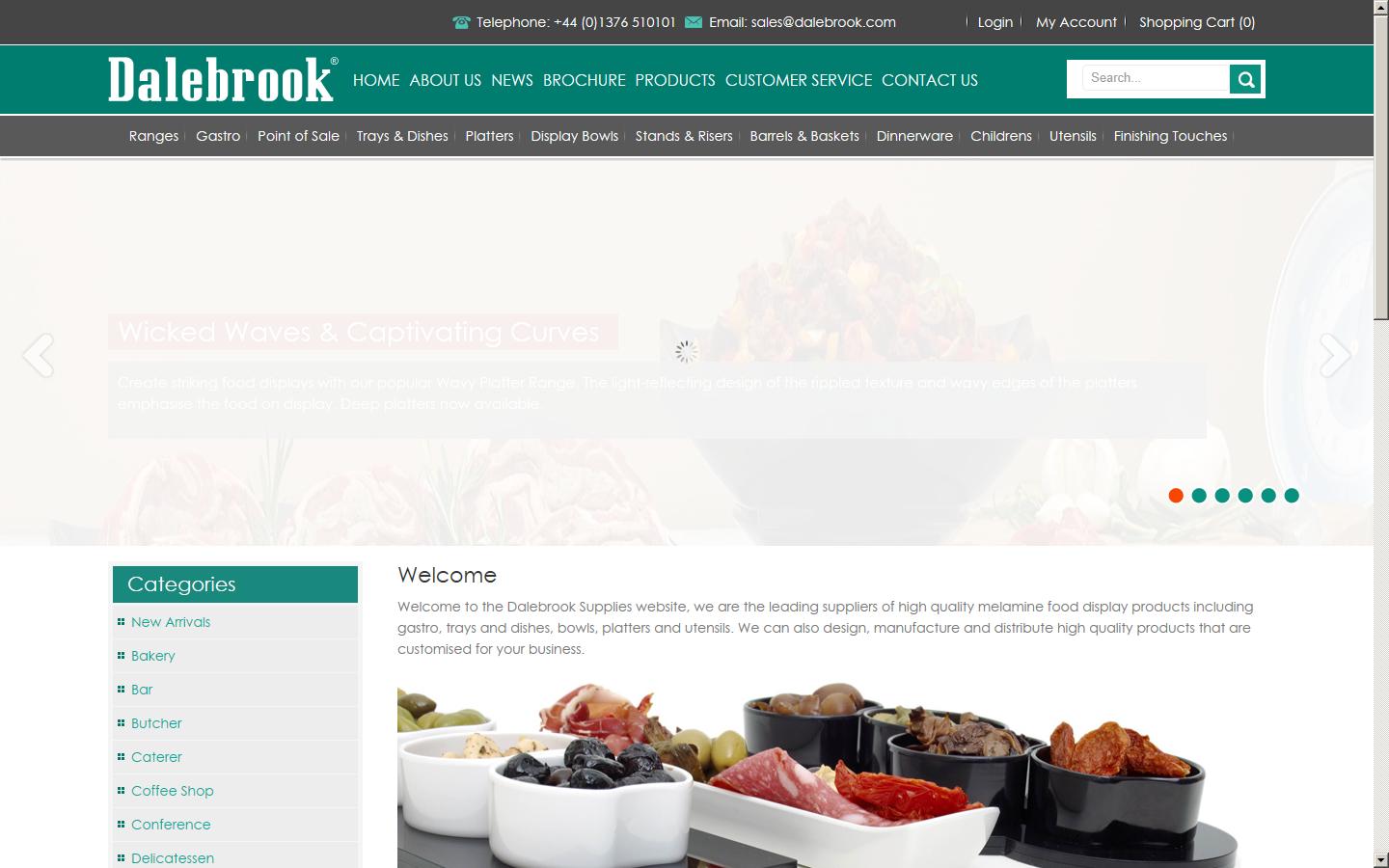 Dalebrook Supplies Ltd Website