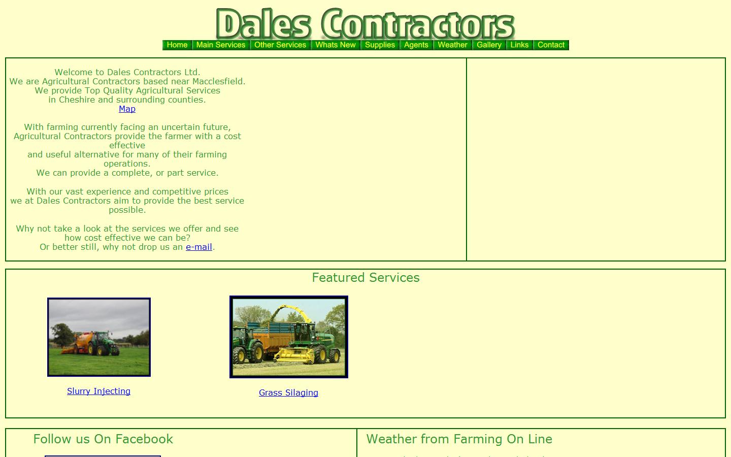 Dales Contractors Ltd Website