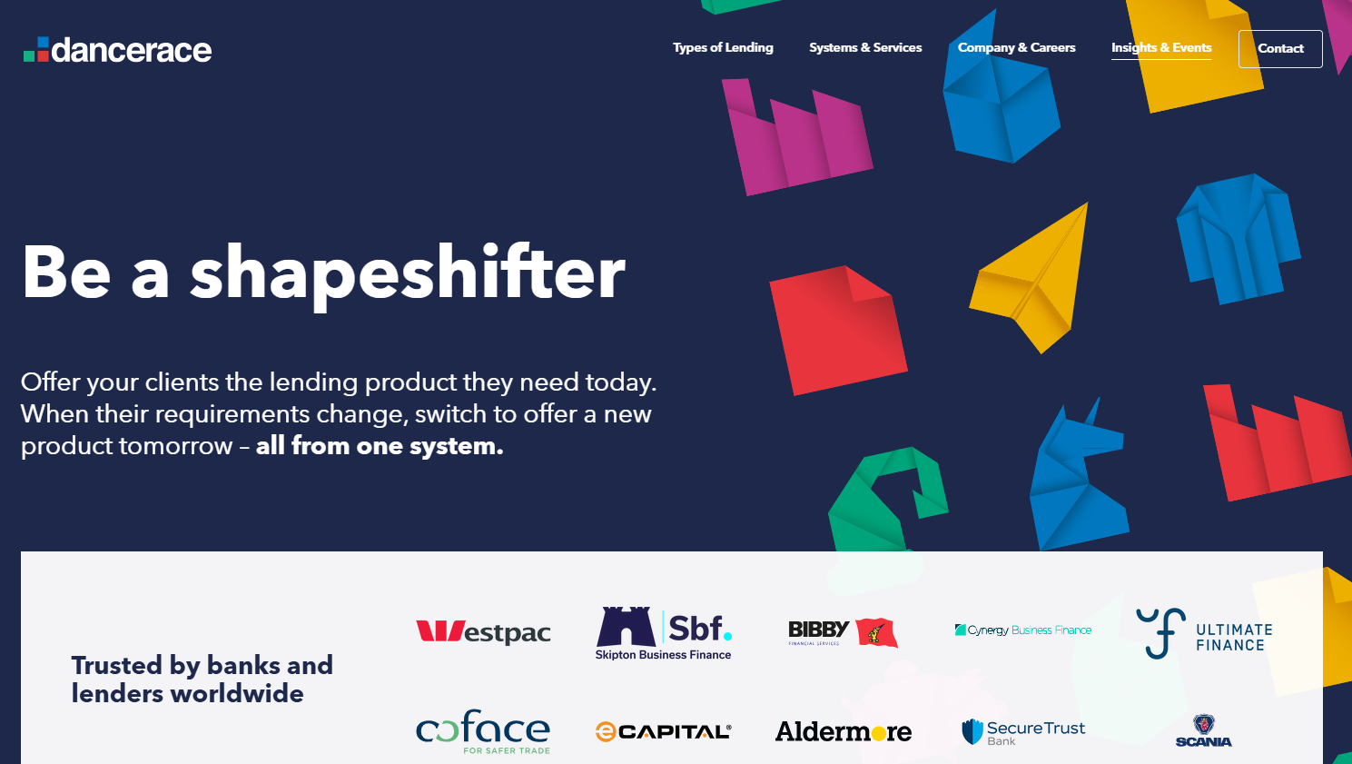 Dancerace plc Website