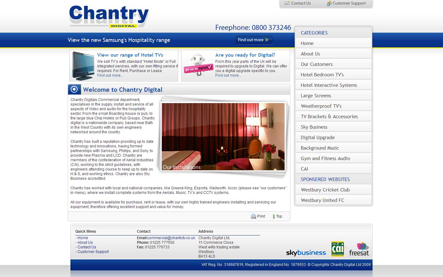 Chantry Digital Website