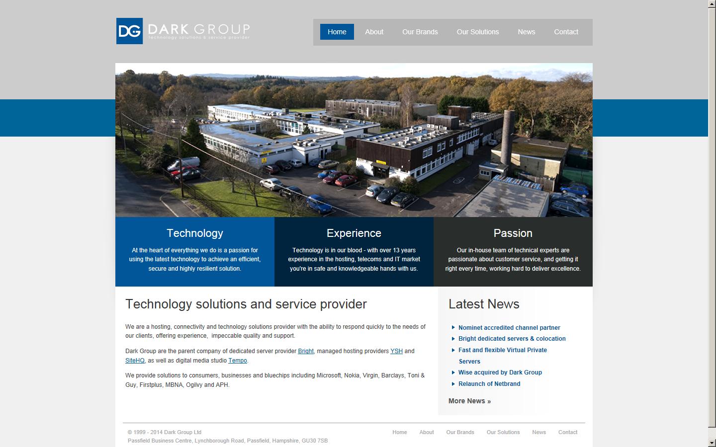 Dark Group Ltd Website