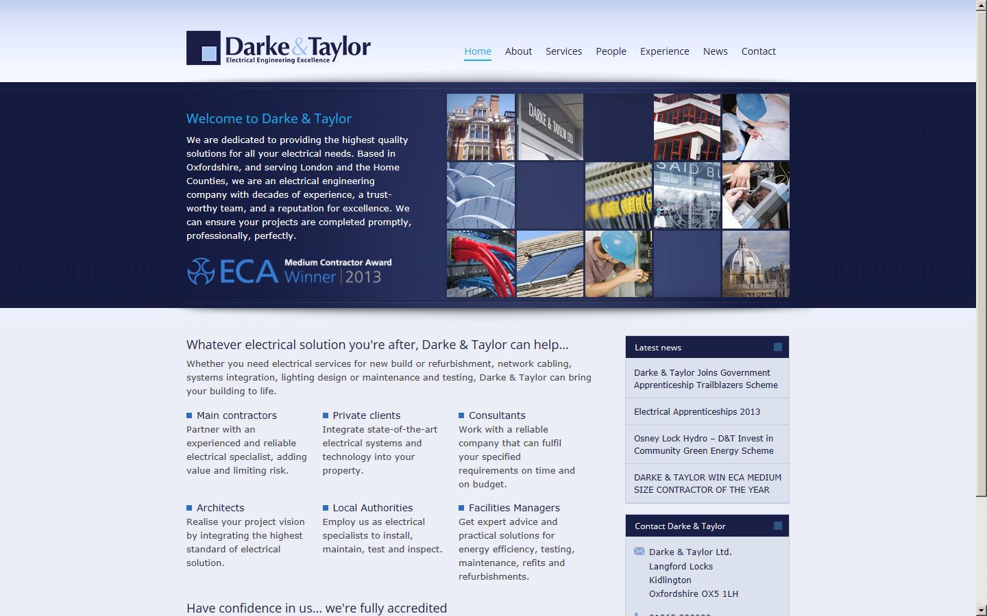 Darke & Taylor Ltd. Website