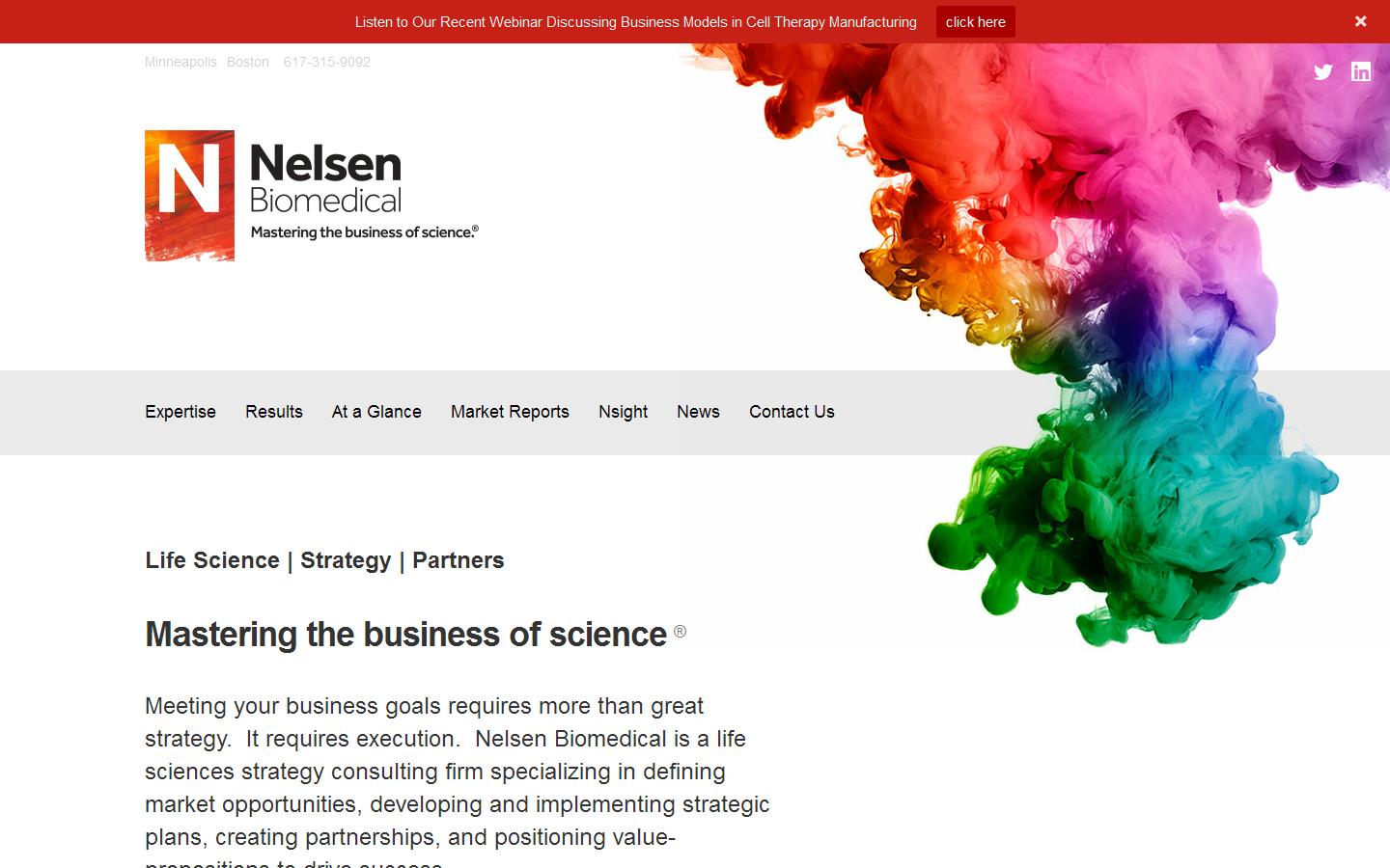 Nelson Biomedical Website