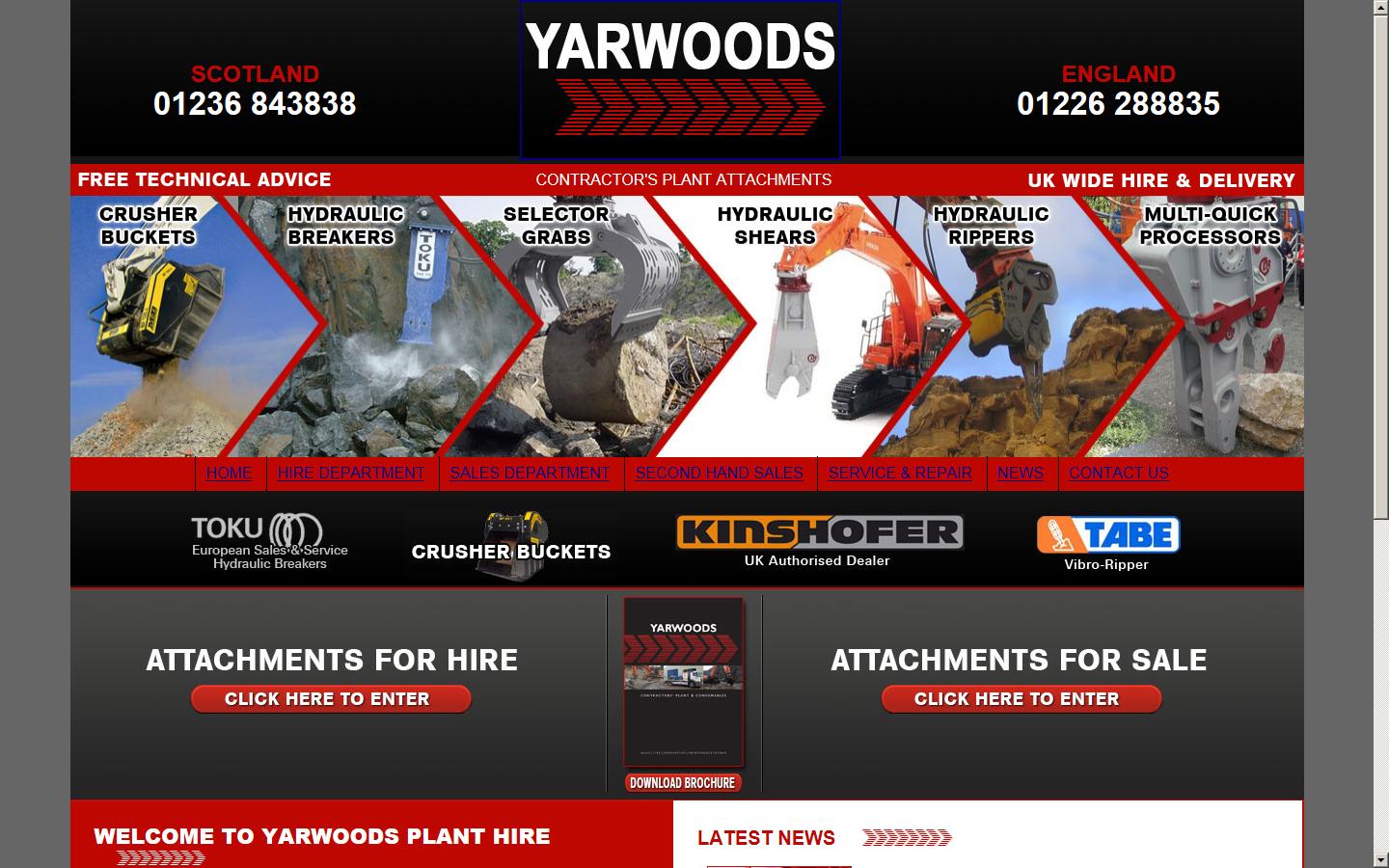 Yarwoods Website
