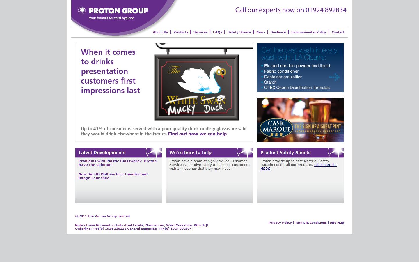 Proton Group Limited Website