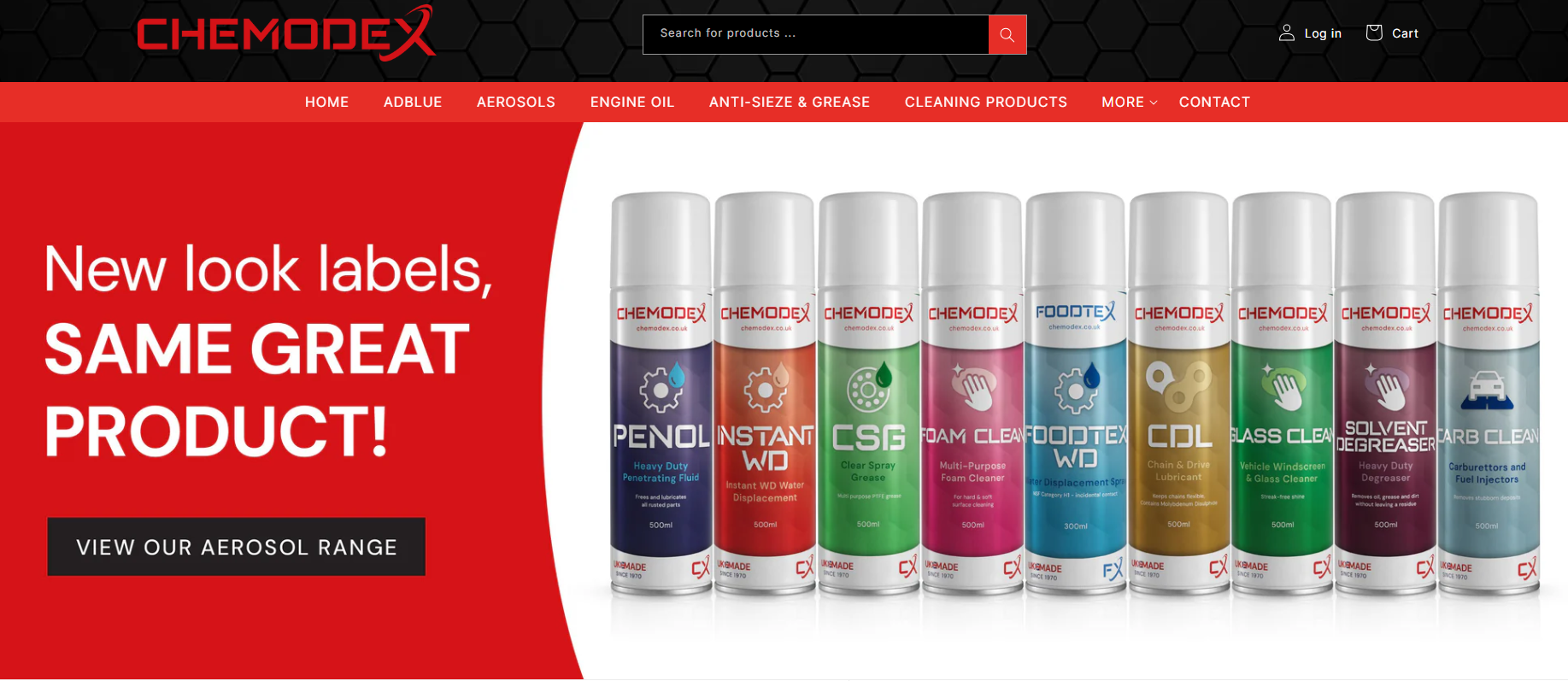 Chemodex Ltd Website