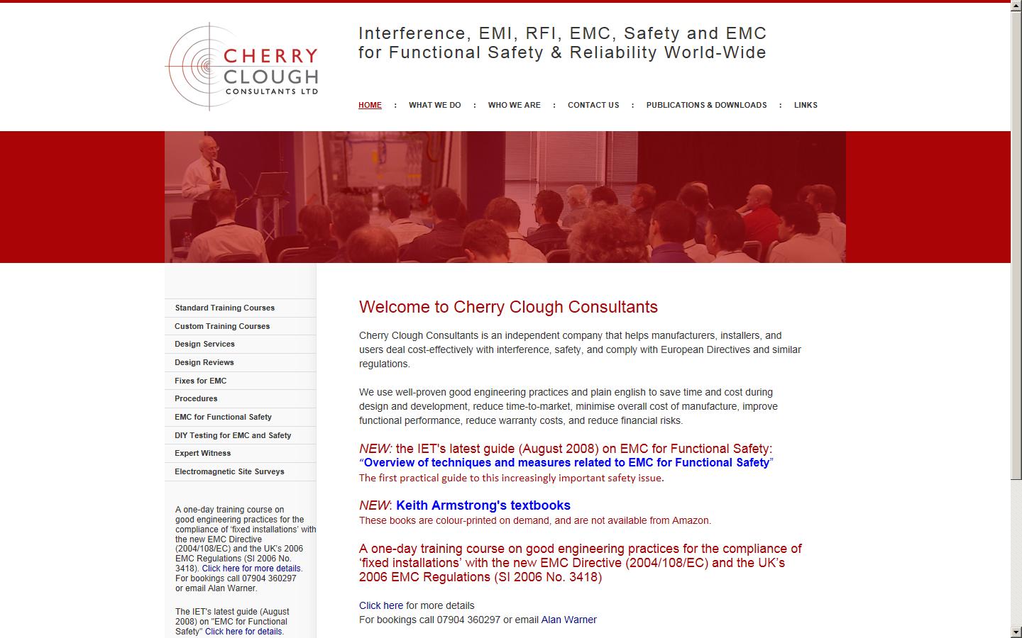 Cherry Clough Consultants Website
