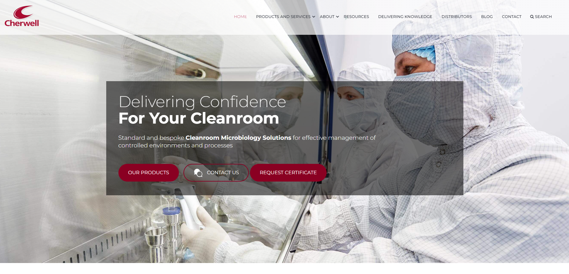 Cherwell Laboratories Ltd  Website