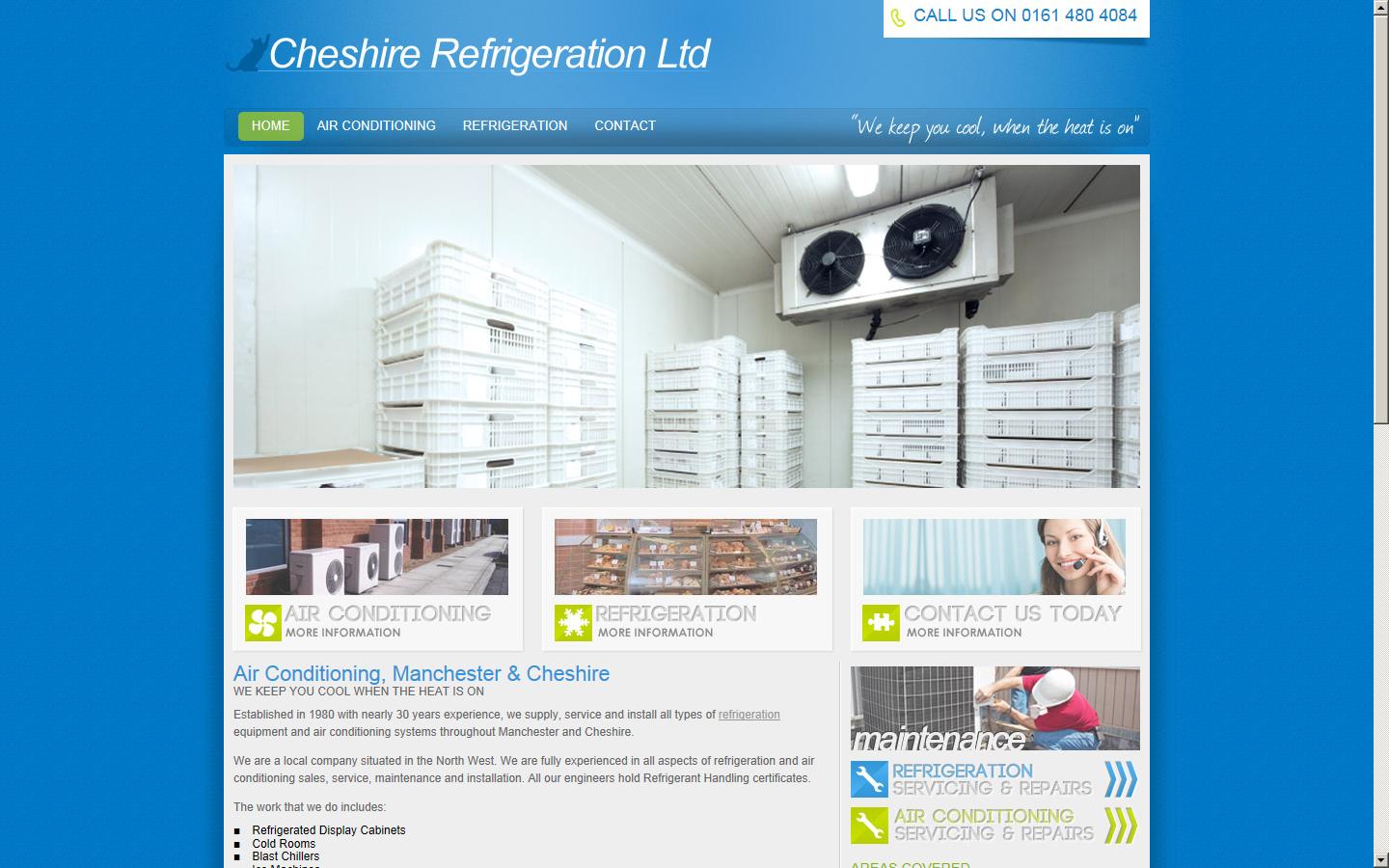 Cheshire Refrigeration Ltd Website