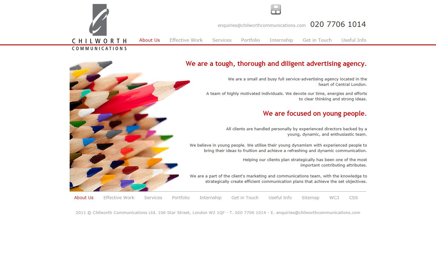 Chilworth Communications Ltd Website