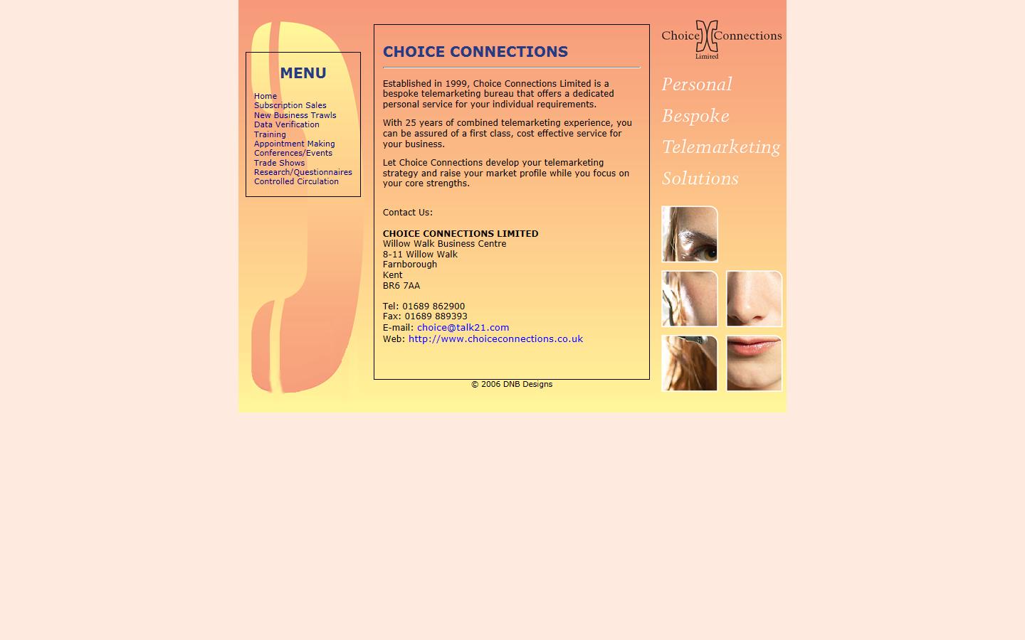 Choice Connections Ltd Website