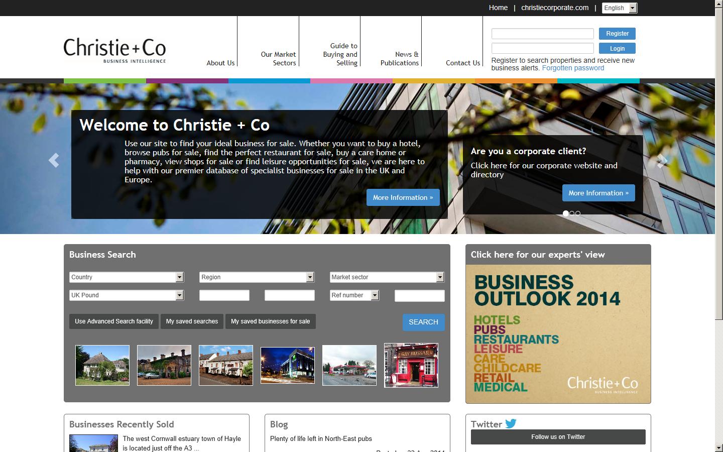 Christie & Co. Website