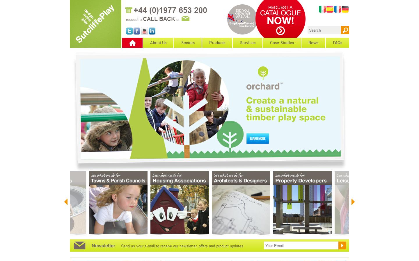 Sutcliffe Play Ltd Website