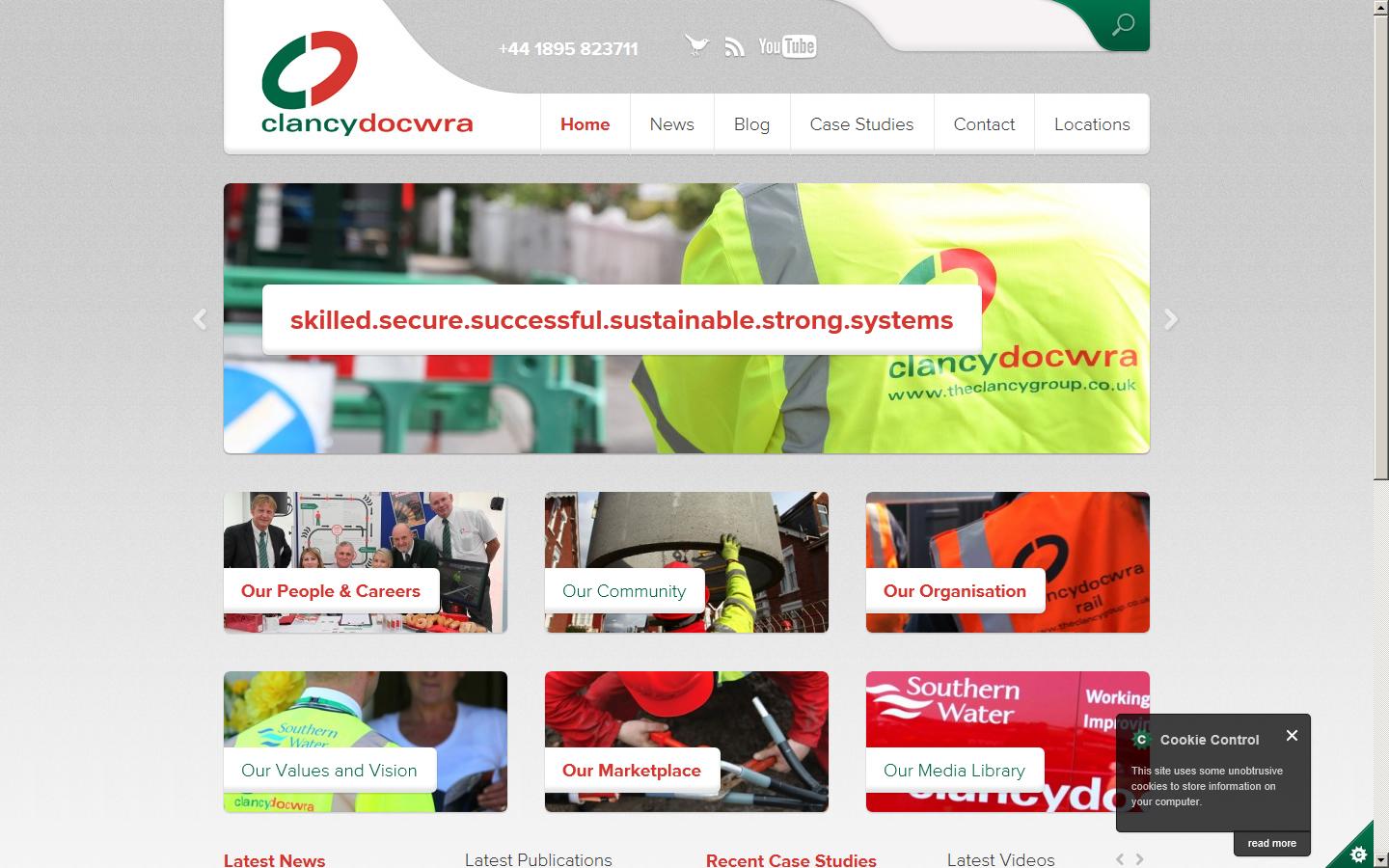 Clancy Docwra Website