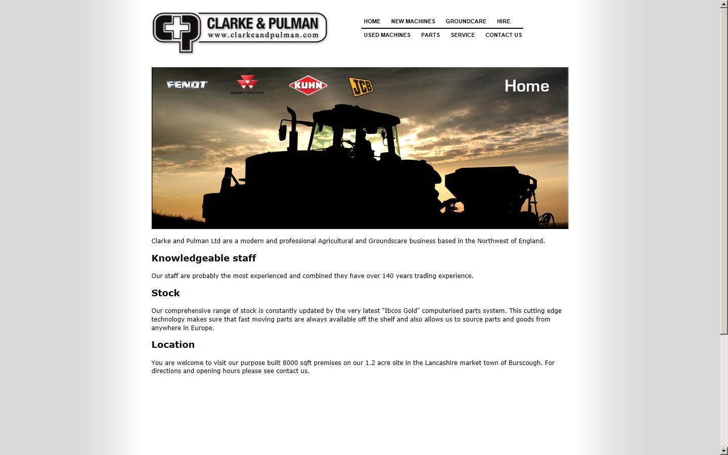 Clarke & Pulman Ltd Website