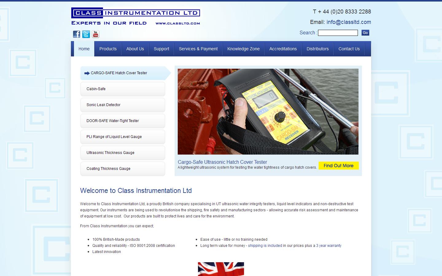 Class Instrumentation Ltd Website
