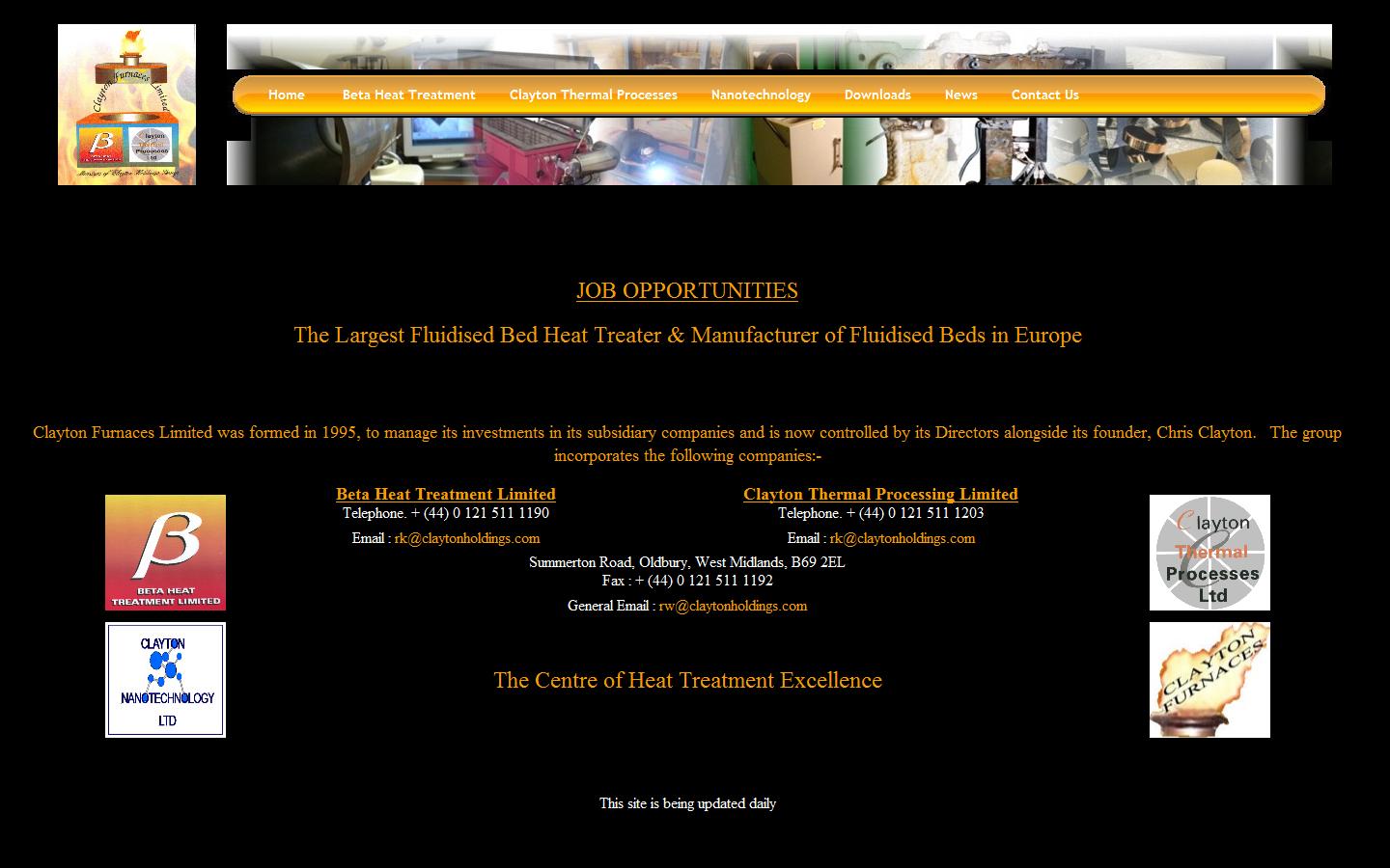Clayton Engineering Website