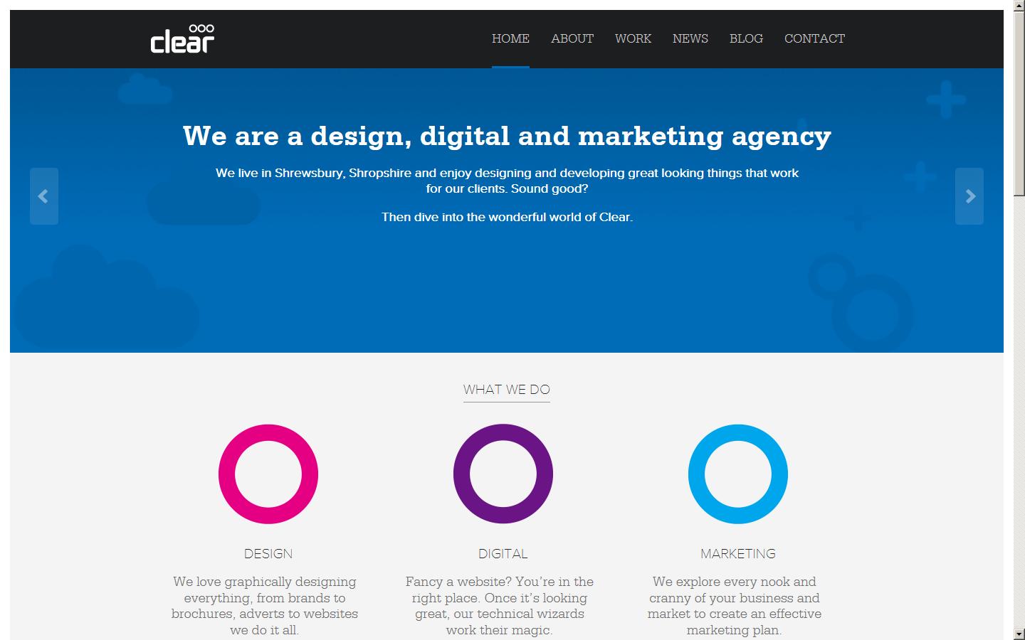 Clear Design Website