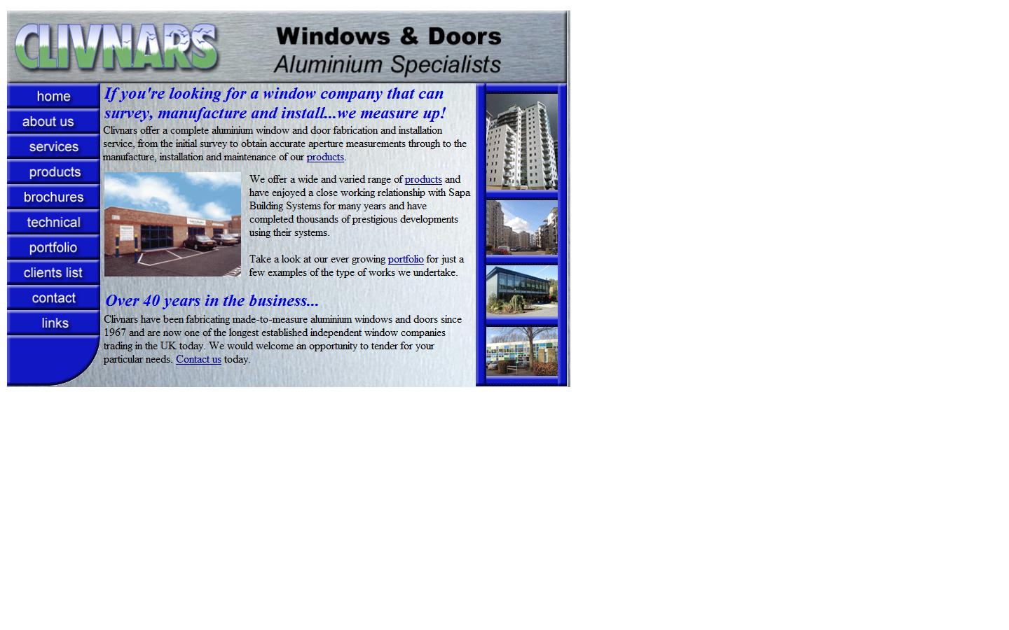 Clivnars Ltd Website