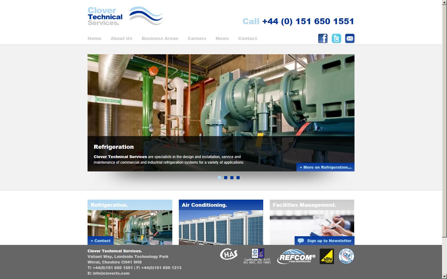 Clover Technical Services Website