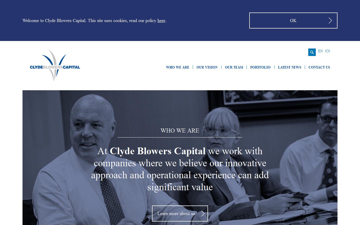 Clyde Blowers Capital Website