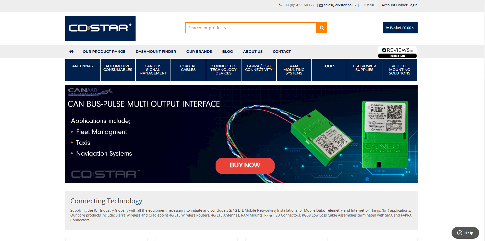 Co-Star Electronic Components Website