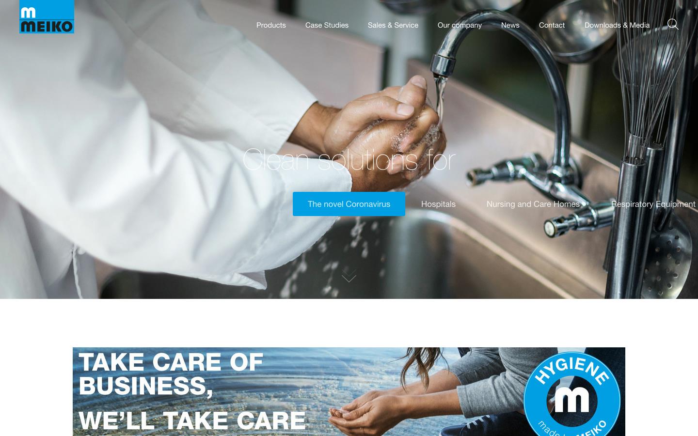 Meiko UK Ltd Website