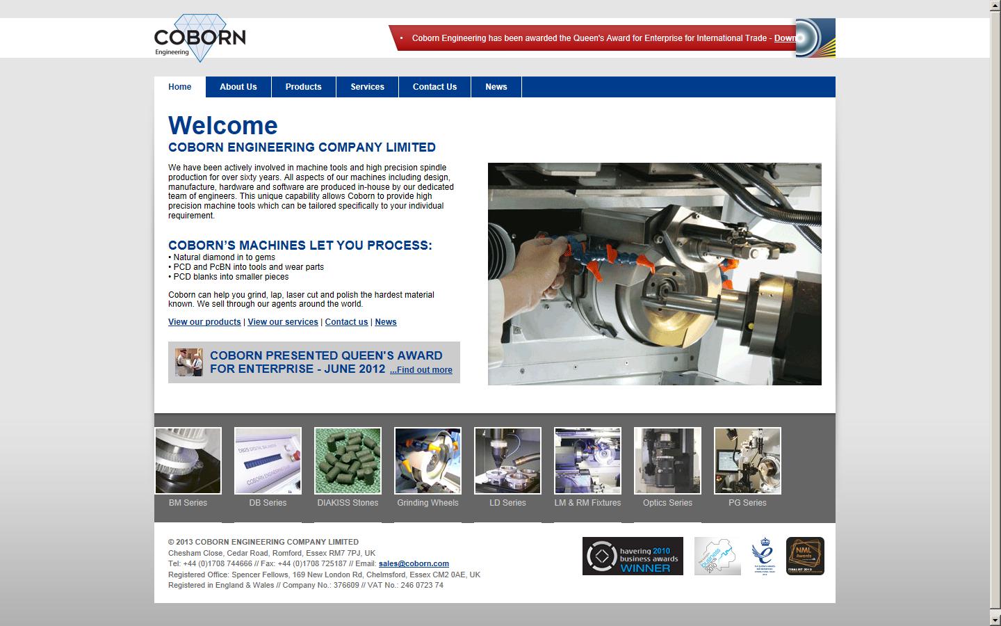 Coborn Engineering Company Ltd Website