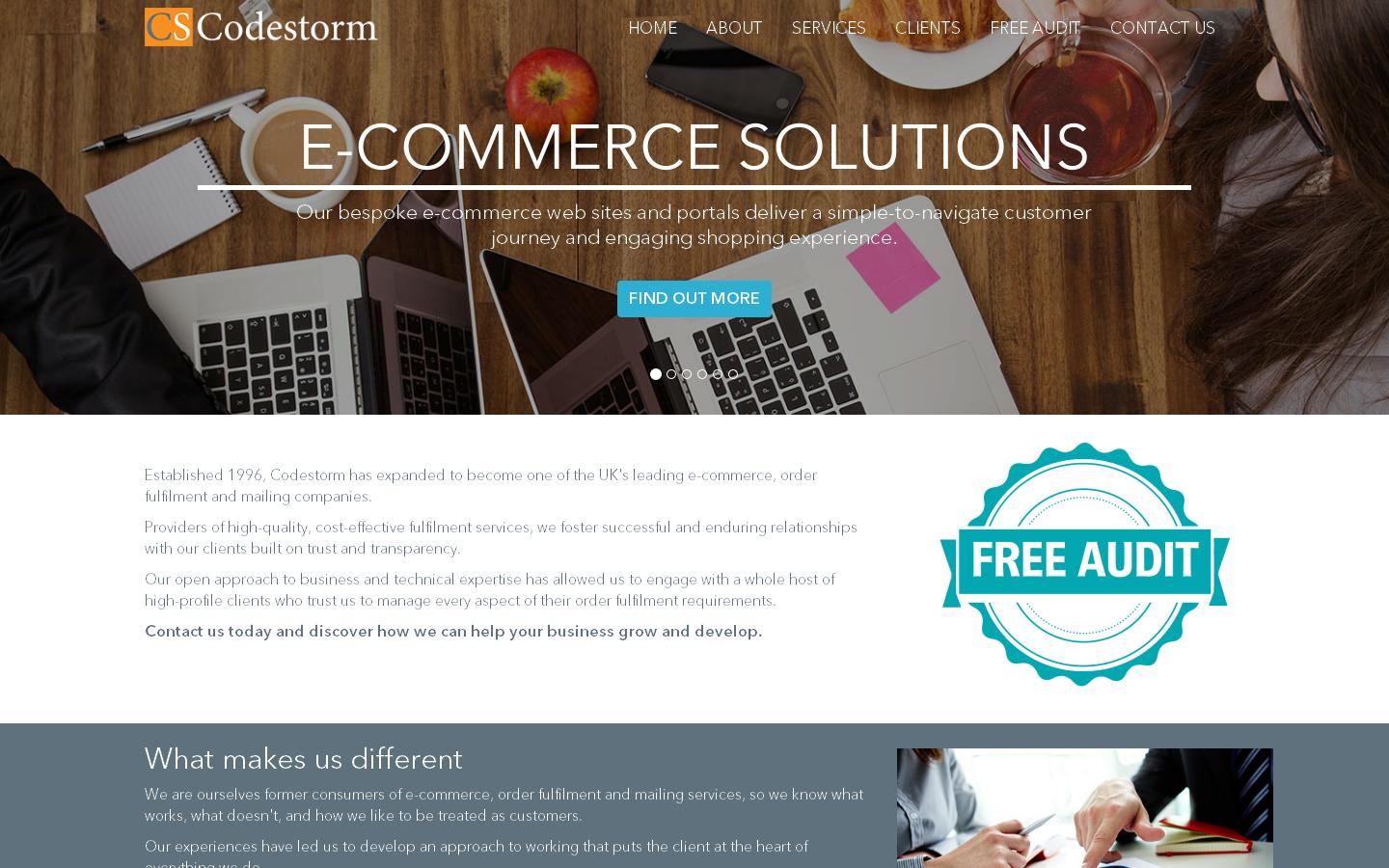 Codestorm Fulfilment & Mailing Website