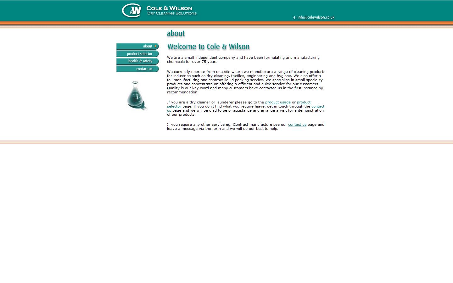 Cole & Wilson Ltd Website