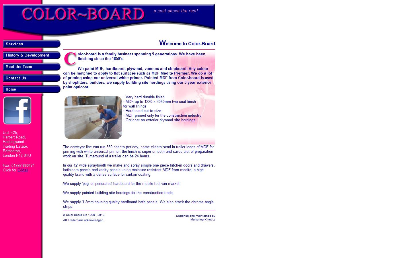 Color-Board Ltd Website