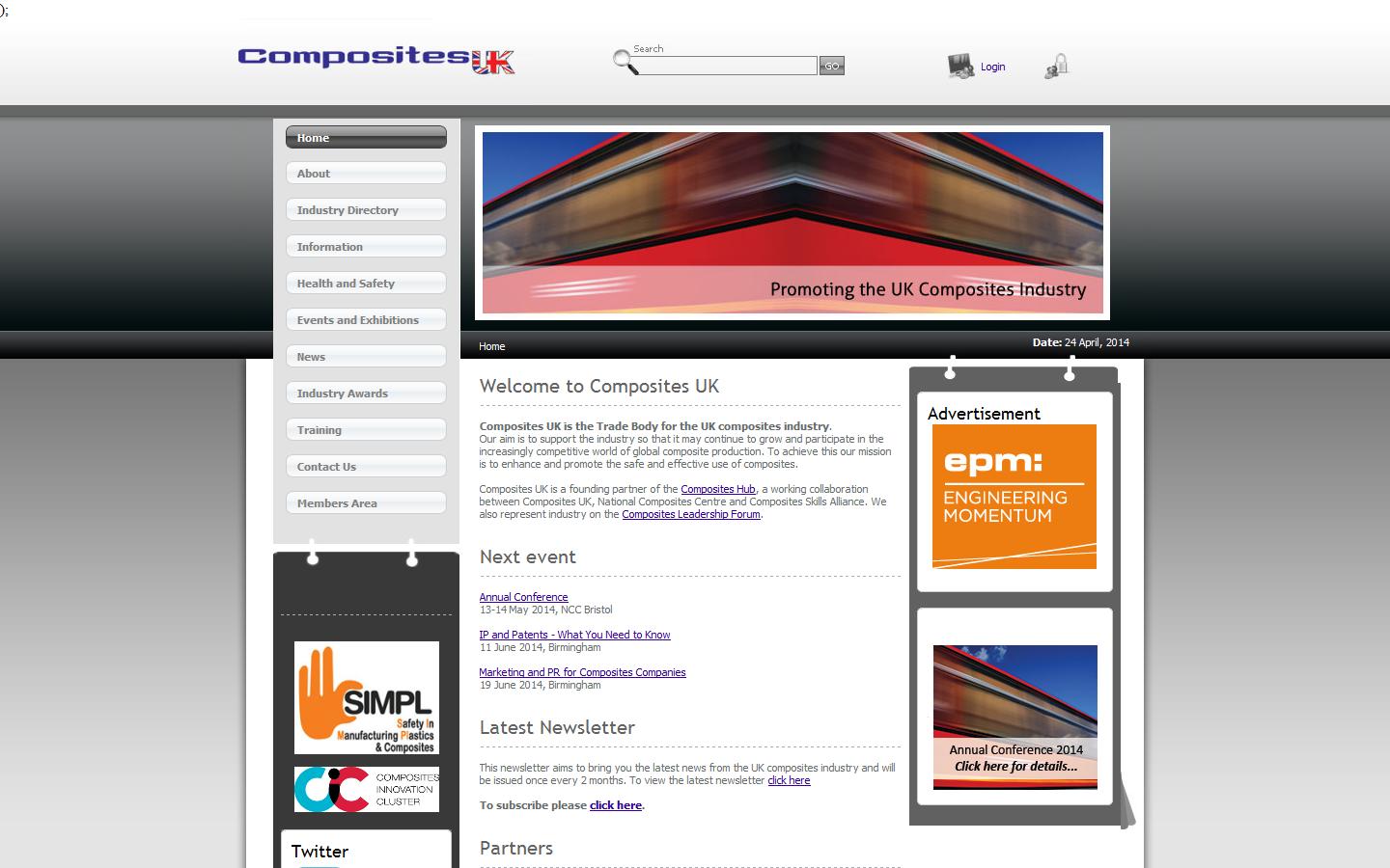 Composites UK  Website