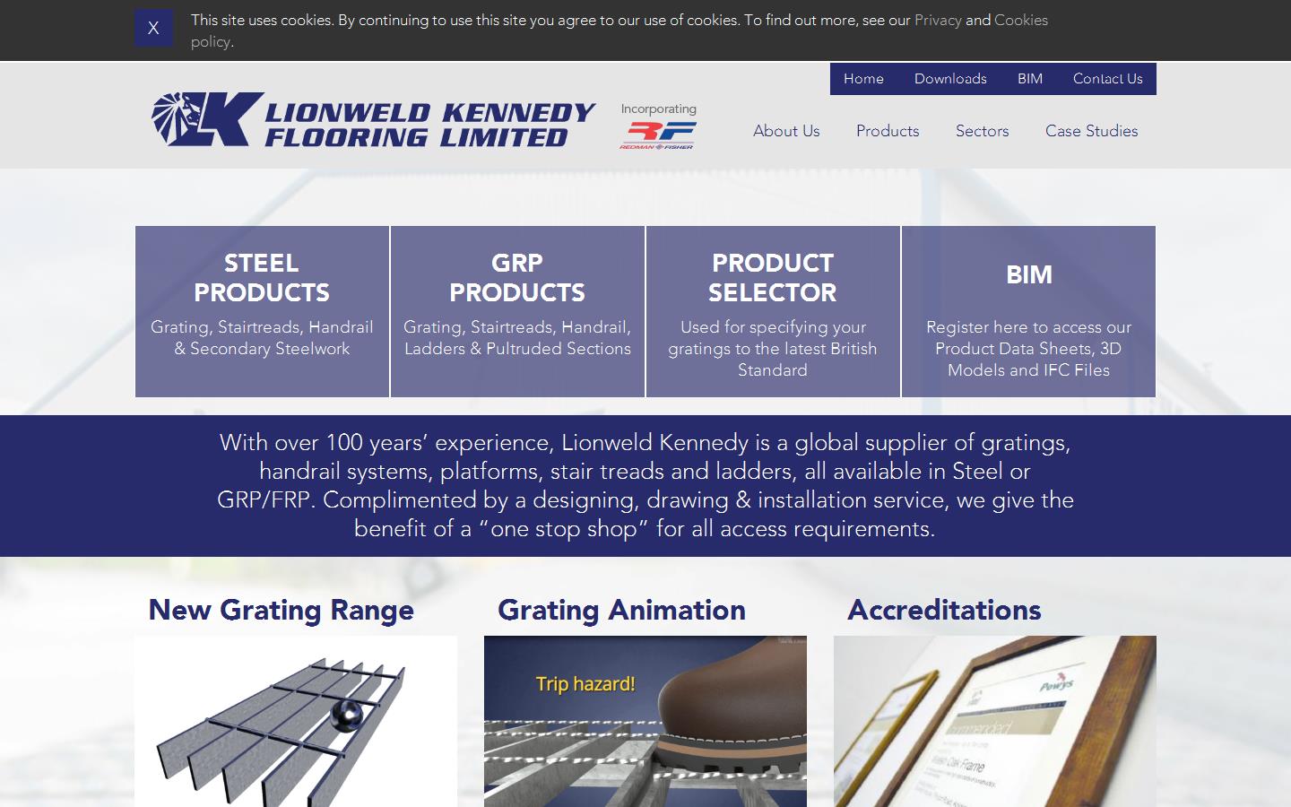 Lionweld Kennedy Group Website
