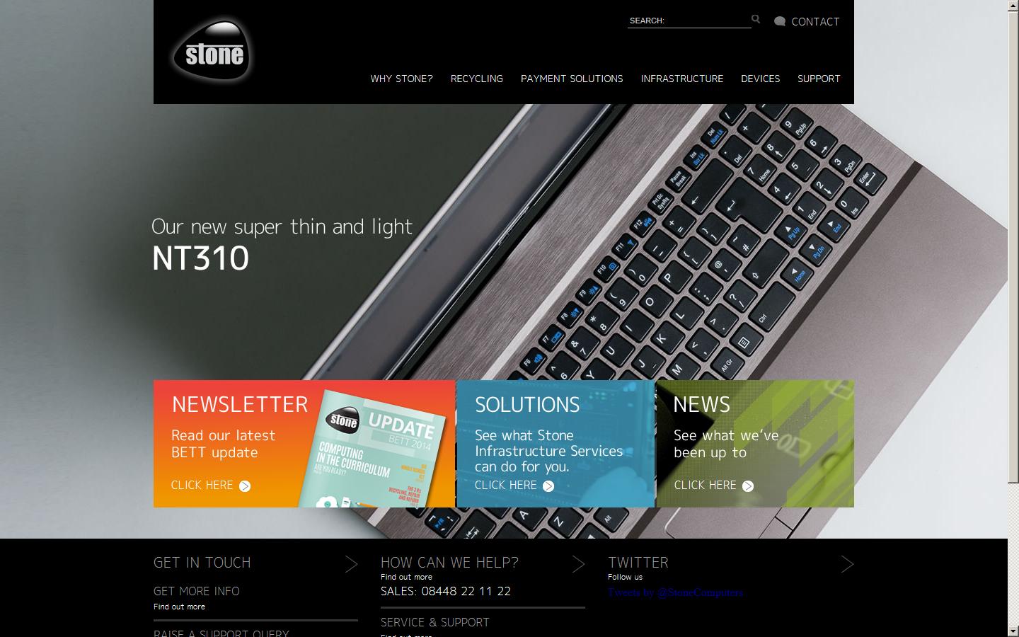 Stone Computers Ltd Website