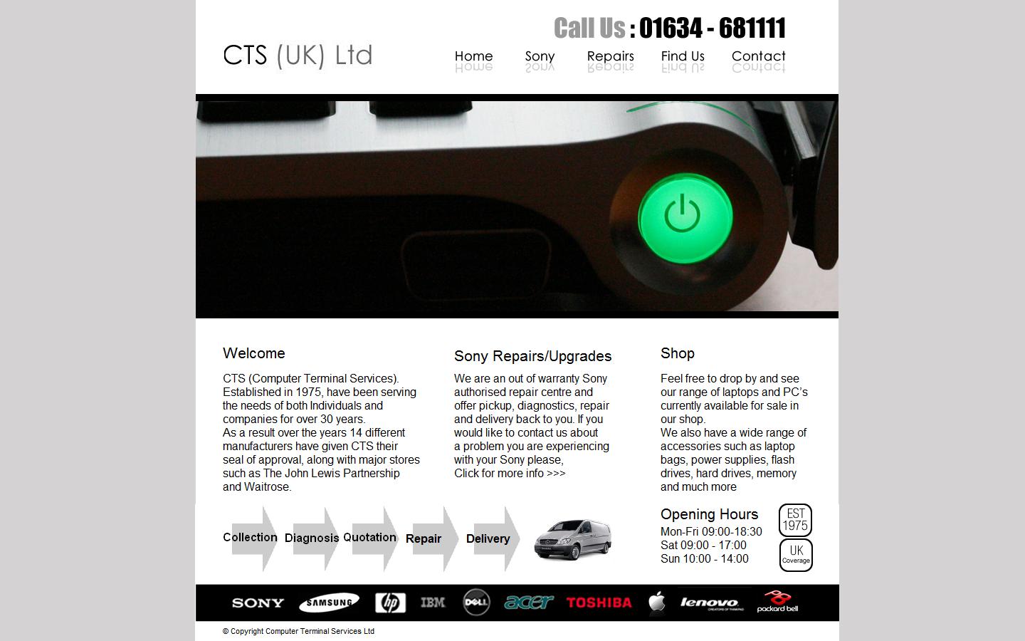 CTS (UK) Ltd Website